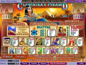 Cleopatra's Pyramid Payouts